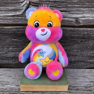 Care Bears Dare to Care Bear plushie stuffed animal toy bright colours plush🌈❤️